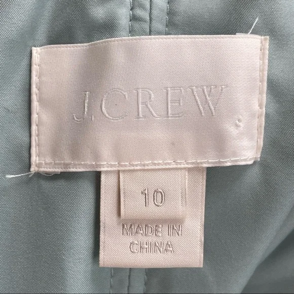 J Crew Alisa Dress in Dusty Shale Size 10 - Picture 12 of 16